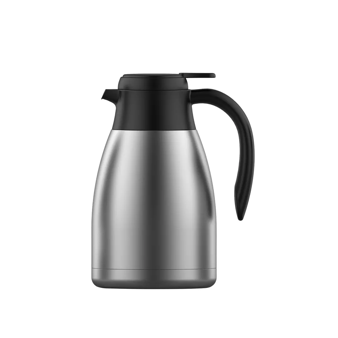 Steelite 7401MM138 Vacuum Insulated Beverage Server, 1.5 L, Satin Stainless Steel, Liner - 6/Case