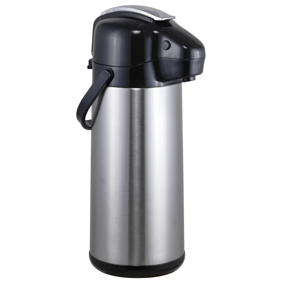 Steelite 7401MM142 Beverage Server - 2.5 L Steel Liner With Lever, 8.4" x 16.1" Body - 6/Case
