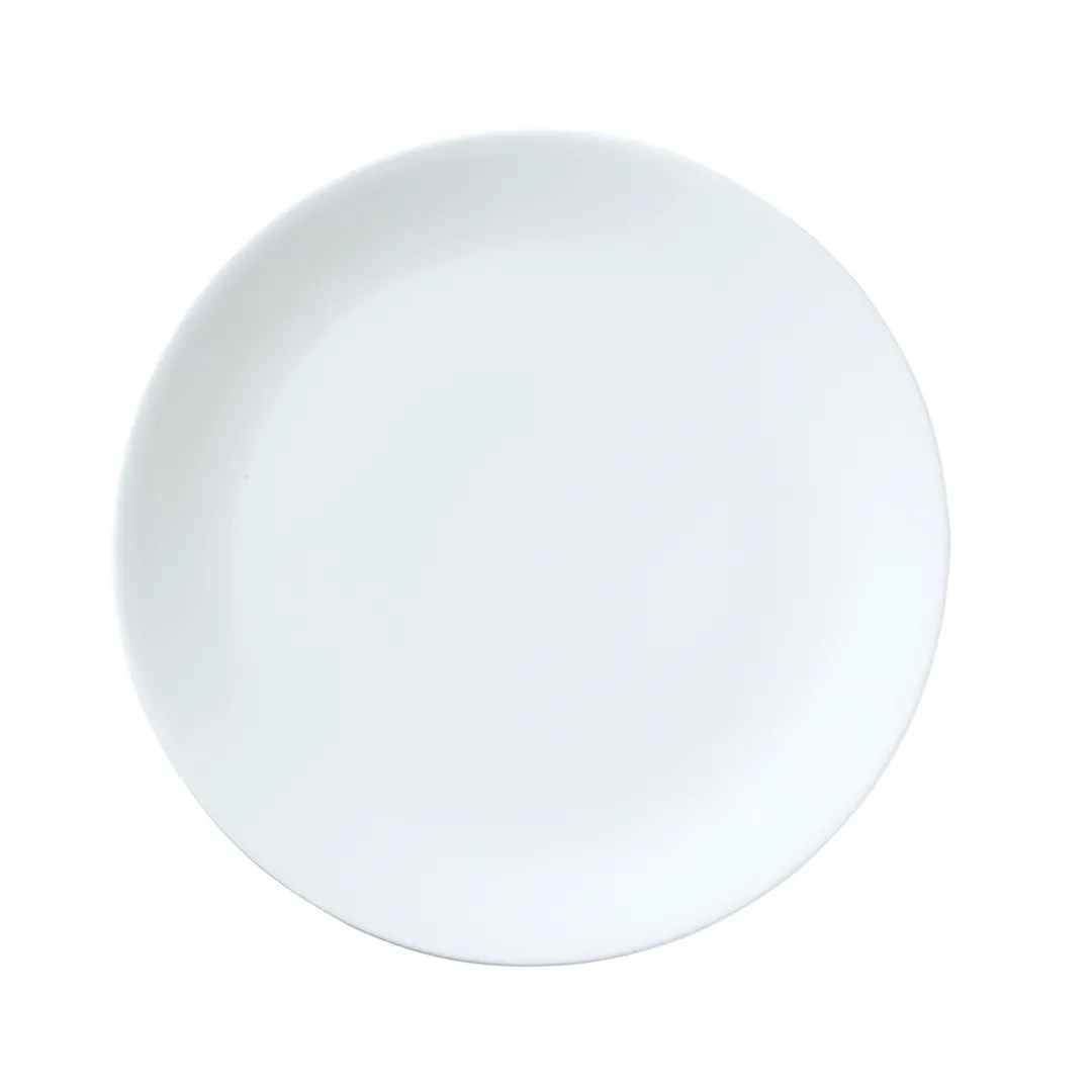 Steelite 82000AND0244 Coupe Plate, 10.5" Diameter, Bone China, White, Coupe Rim - 1 Dozen