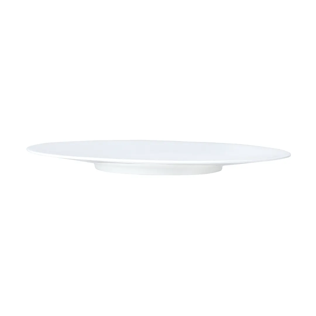Steelite 82000AND0478 - 12.25" Round Whiteware Bone China Plate with Snipe Deco Finish - 6/Case