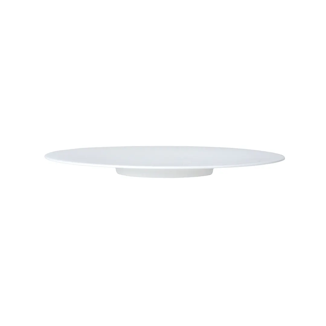 Steelite 82000AND0480 - 10.75" White Round Bone China Plate with Snipe Deco Edwards - 1 Dozen