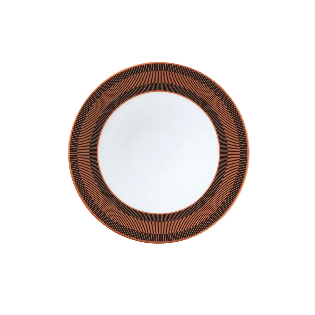 Steelite 82105AND0471 - 8.75" Round Bone China Plate, Gatsby William Edwards Design - 1 Dozen