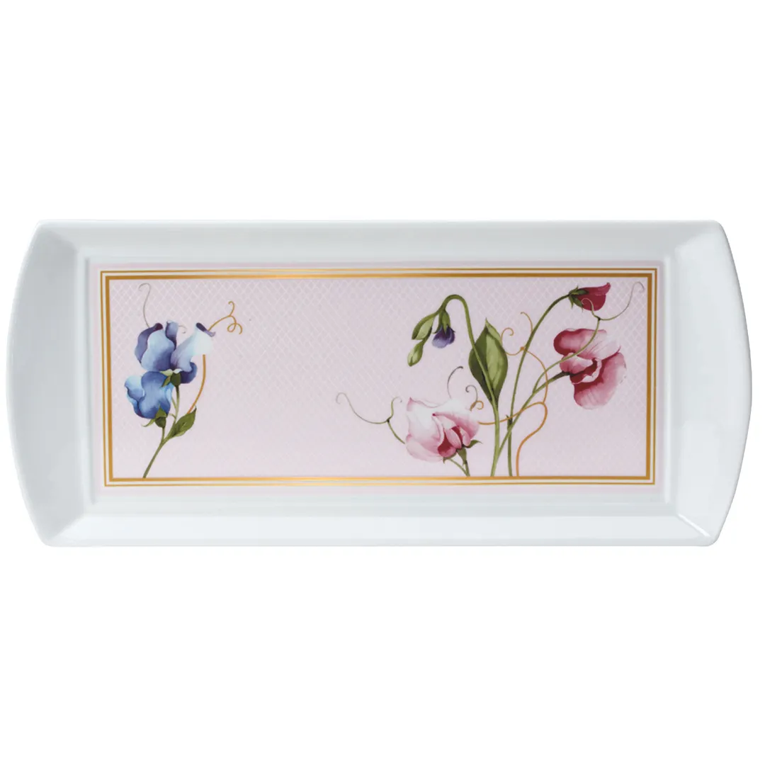 Steelite 82106AND0136 Rectangle Tray, 13.375" x 6" x 0.75", Bone China, William Edwards - 1 Dozen