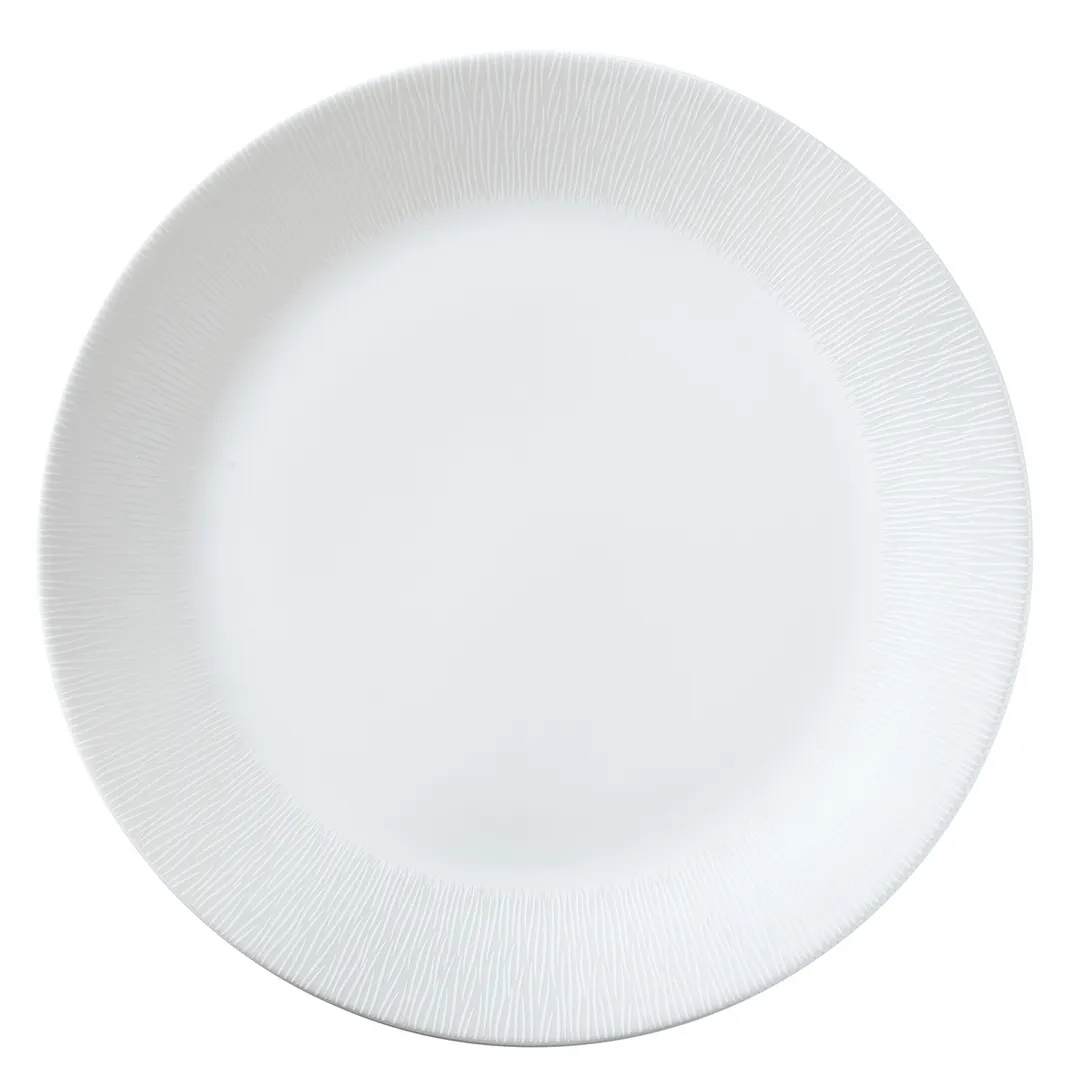 Steelite 82109AND0419 - Flame William Edwards Coupe Plate 11.75"x1.125" Round Bone China - 6/Case