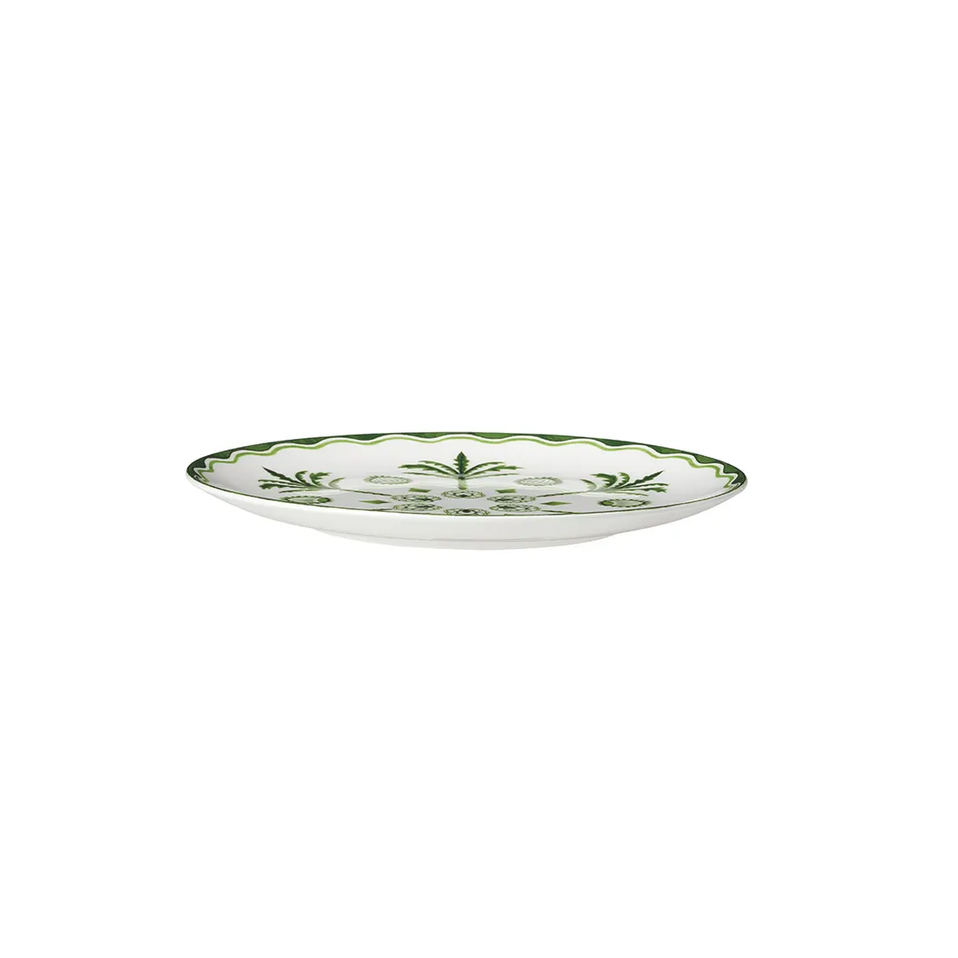 Steelite 82112AND0163 8.25" x 0.875" Round Coupe Rim Bone China Plate – Sultans Garden - 1 Dozen