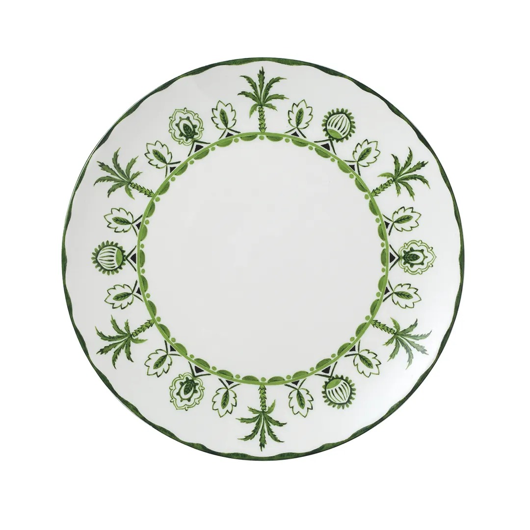Steelite 82112AND0244 Coupe Rim, 10.5" x 0.875", Bone China, Sultans Garden William Edwards - 1 Dozen