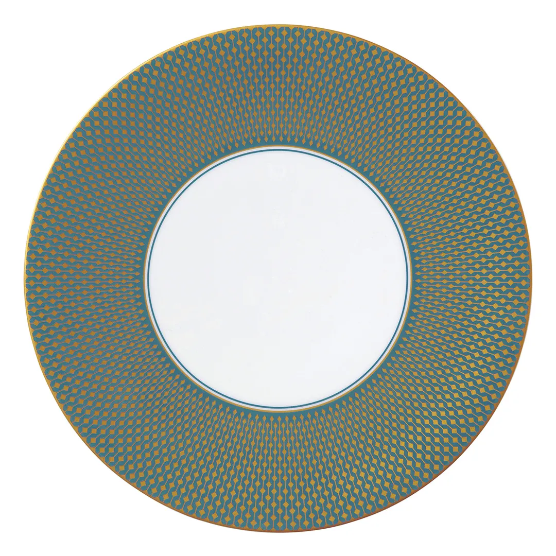Steelite 82119AND0478 - 12.25" Round Bone China Plate, Jewel, Coupe Rim, William Edwards - 6/Case