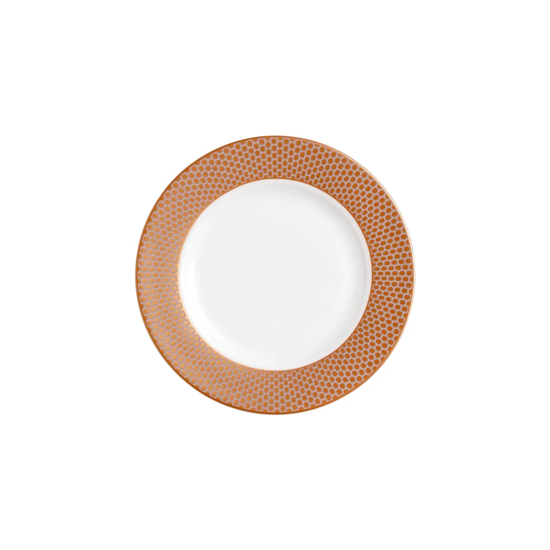 Steelite 82125AND0104 Round Bone China Dinner Plate 6.5" x 0.625" - 1 Dozen