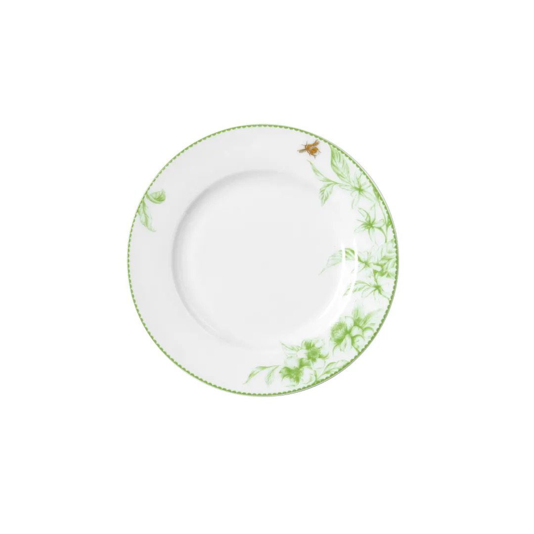 Steelite 82130AND0104 - Hive William Edwards Bone China Plate 6.5" Diameter, 0.625" Depth - 1 Dozen