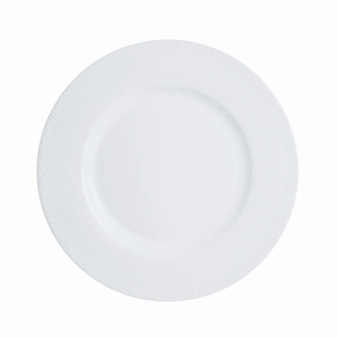 Steelite 82132AND0548 Lahari Round Bone China Plate, 11.25" Diameter, Wave Mica - 1 Dozen