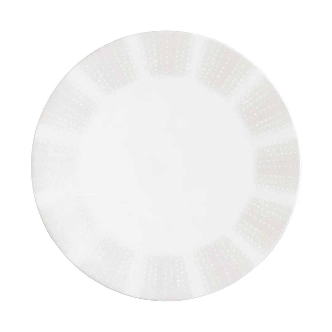 Steelite 82134AND0480 Round Bone China Plate, 10.75" Diameter, Quill By William Edwards - 1 Dozen