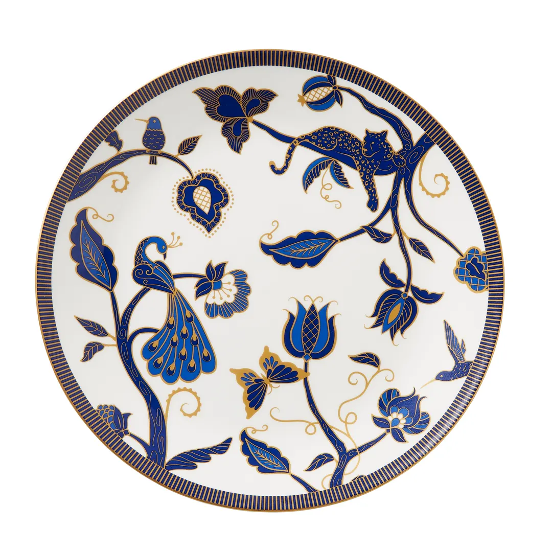 Steelite 82135AND0419 Plate, 11.75" Round Bone China, Coupe Rim, Makira Style - 1/Case