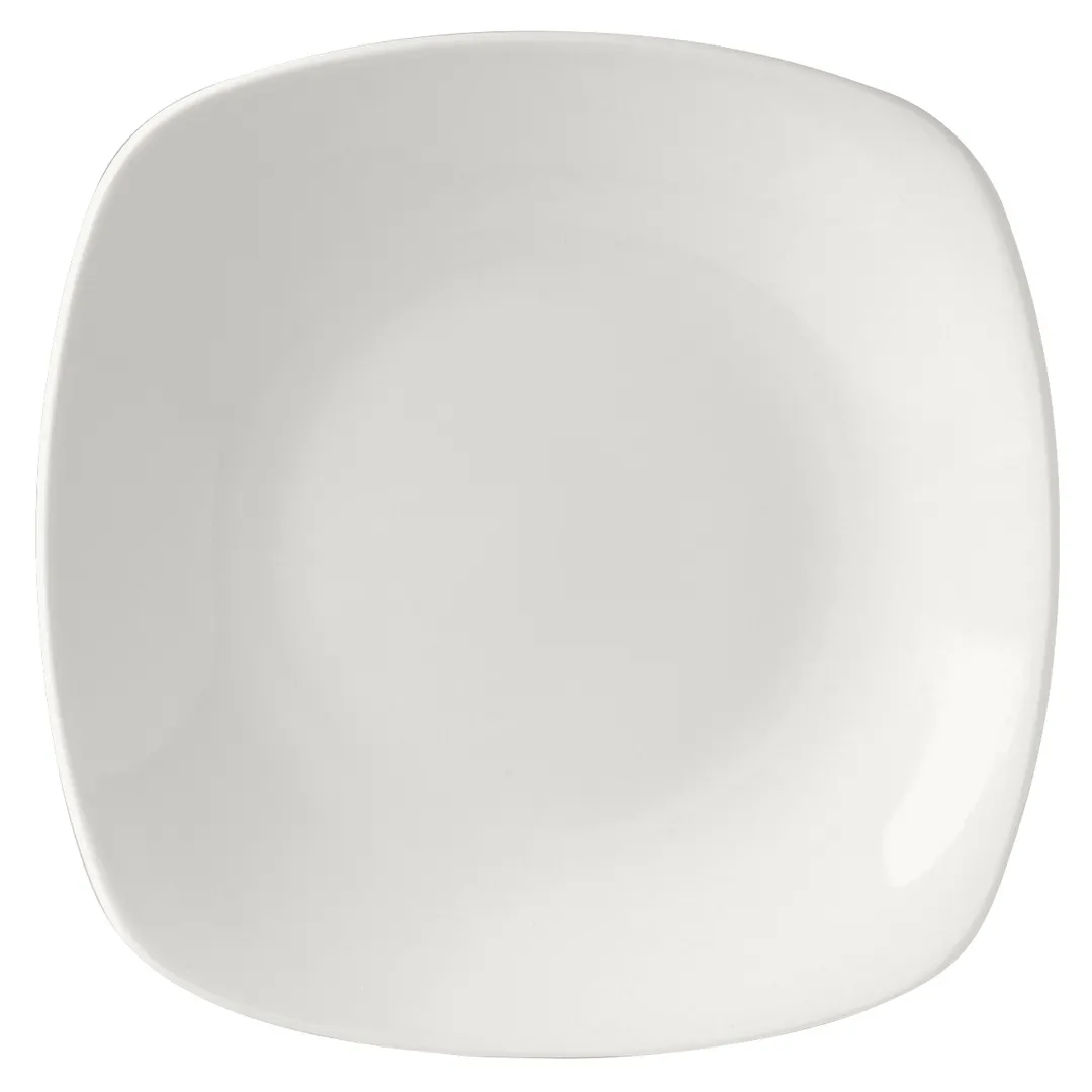 Steelite 9001C084 - Metro Square 9" x 9" China Plate, Oven Safe to 530°F/275°C - 24/Case