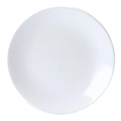 Steelite 9001C090 - 11.75" Round China Plate, Vitrified, Coupe Rim, Oven Safe to 530°F - 1 Dozen