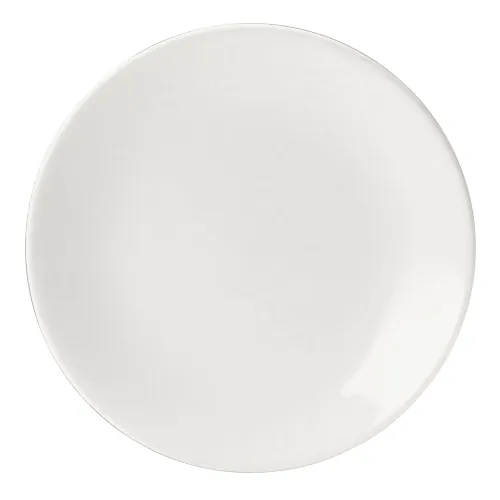 Steelite 9001C091 Round China Plate 10" Alumina Vitrified, Coupe Rim, Oven Safe 530°F - 24/Case