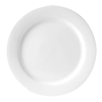Steelite 9001C302 - 10" Flat Rim Round China Plate, Monaco Vogue, Vitrified Oven Safe 530°F - 24/Case