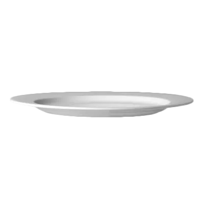 Steelite 9001C305 - 6.25" Flat Rim China Plate Monaco Vogue, Oven Safe to 530°F, Flat Edge - 36/Case