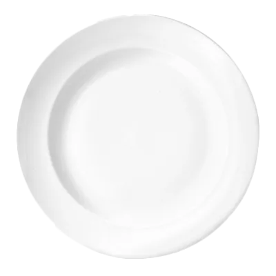 Steelite 9001C361 - Vogue Round 8" Plate, Vitrified China, Oven Safe to 530°F/275°C - 24/Case