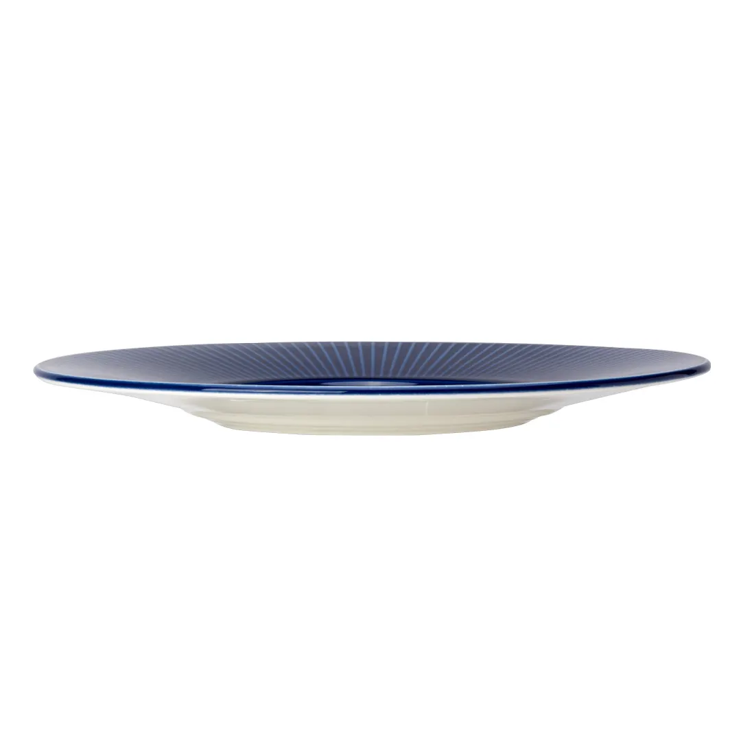 Steelite 9115C1171 Medium Well Plate, 11.25" Round Azure Ceramic, Oven Safe 530°F - 6/Case