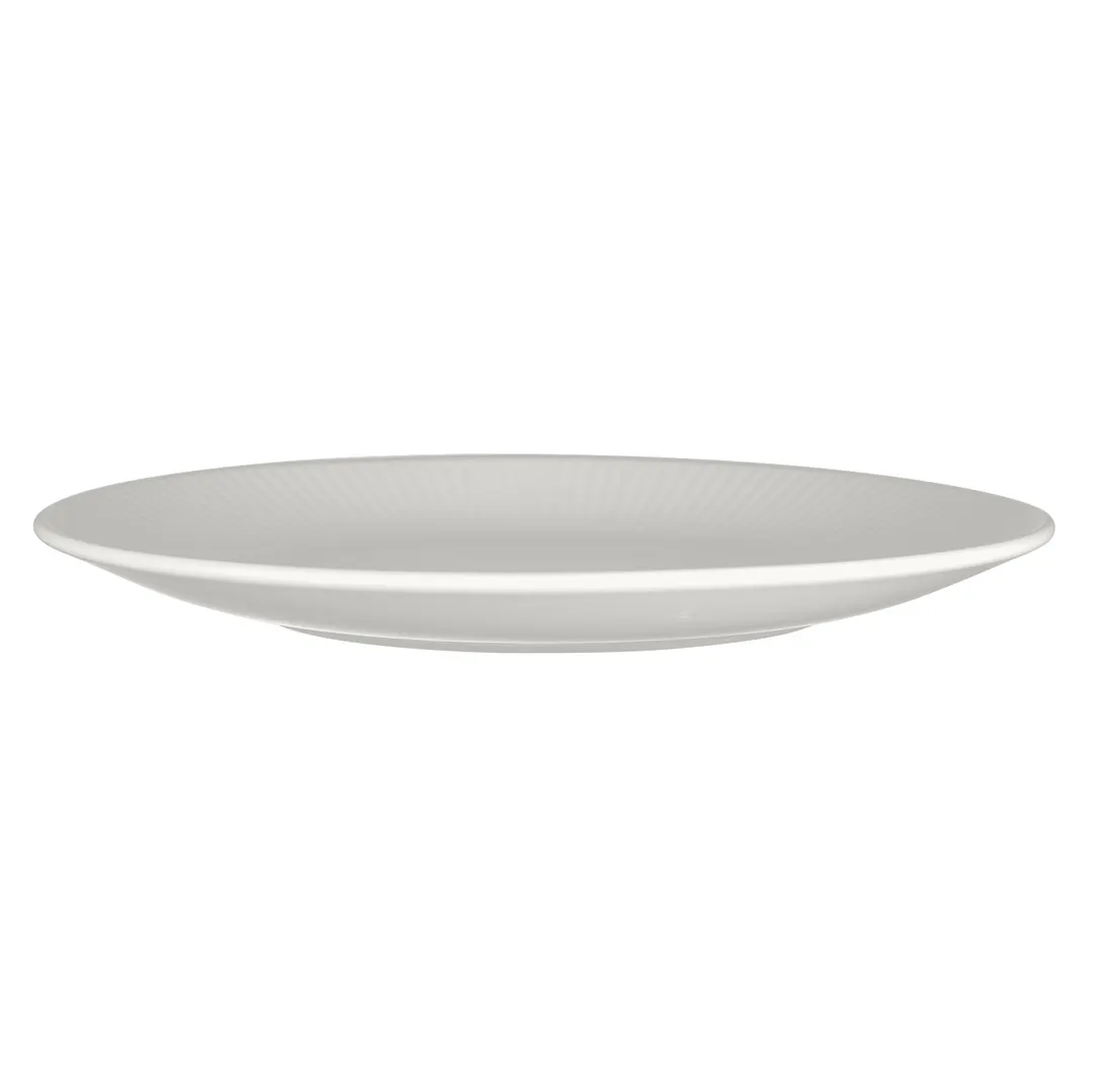 Steelite 9117C1173 Coupe Plate, 11" Round White Ceramic, Vitrified, Oven Safe to 530°F - 6/Case