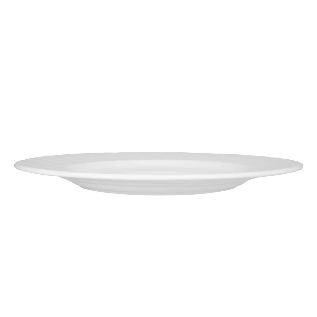 Steelite 9119C1220 Alina Round China Plate, 11.25" x 0.875" Rim, Alumina Vitrified Contemporary - 6/Case