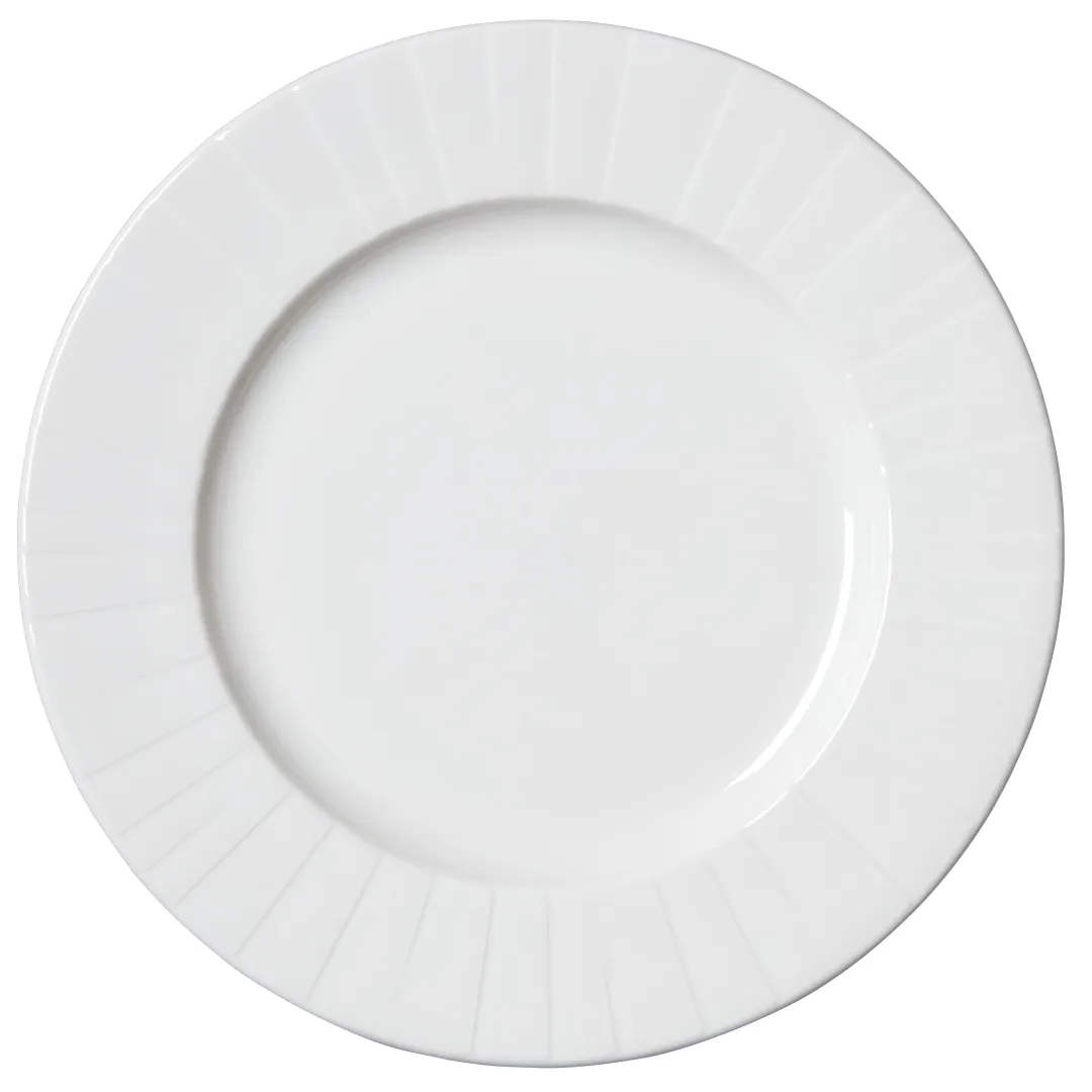 Steelite 9119C1230 - Rim Plate, 11.75" x 1.0" Round Alumina Vitrified China, Alina, Design - 1 Dozen