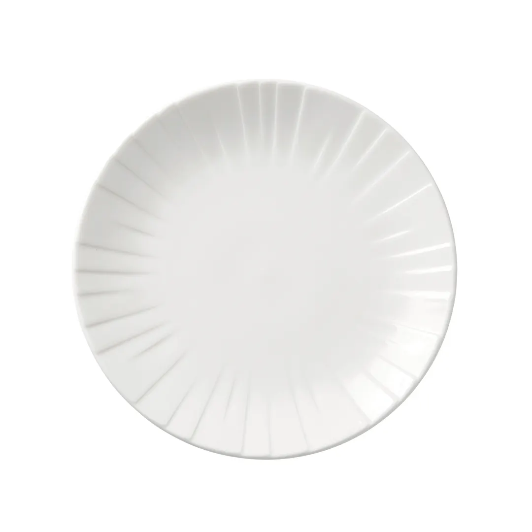 Steelite 9119C1237 - 9" Round Coupe Rim China Plate, Vitrified Ceramic, Alumina Finish - 1 Dozen