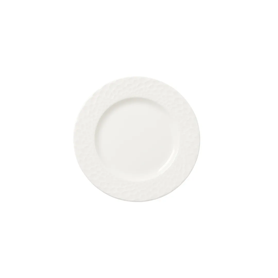 Steelite 9120C1285 - 6.25" Round Mid Rim Plate, Alumina Vitrified Ceramic, Morella Finish - 1 Dozen