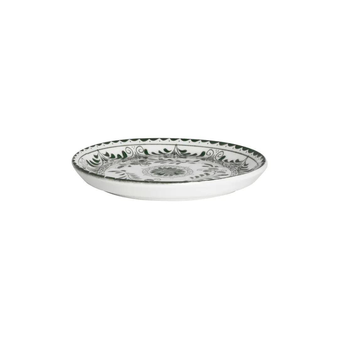 Steelite A103P804 - 5.75" Round Talavera Motiva Green China Plate, Alumina Vitrified, 1 Dozen