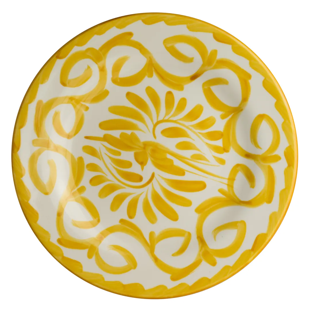 Steelite A123P101 - 7.5" Rimmed Rolled Edge Round Plate, Sand Anfora Puebla China - 1 Dozen