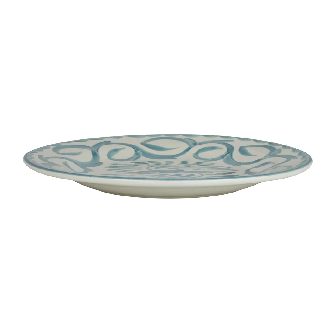 Steelite A125P101 - 7.5" Round Rolled Edge Plate, Lagoon Vitrified China, Anfora Design - 1 Dozen