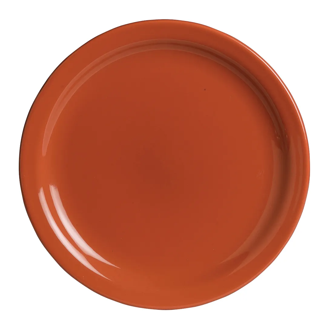 Steelite A180P204 10-5/8" Round Narrow Rim Vitrified China Plate, Festivale Mixed Colors - 1 Dozen