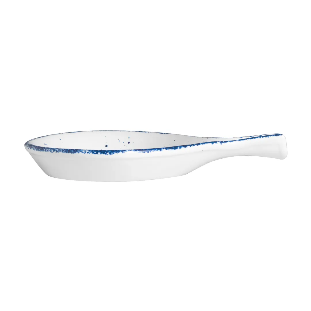 Steelite A330P001 Fry Pan Server 18 Oz 8-1/4" X 7-3/4" X 1-3/8" China Matte White - 1 Dozen