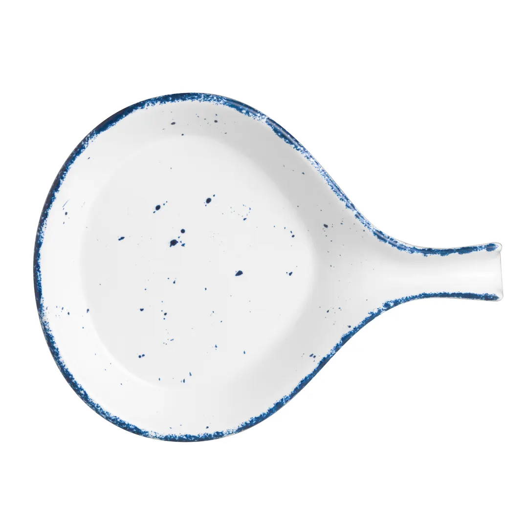 Steelite A330P001 Fry Pan Server 18 Oz 8-1/4" X 7-3/4" X 1-3/8" China Matte White - 1 Dozen