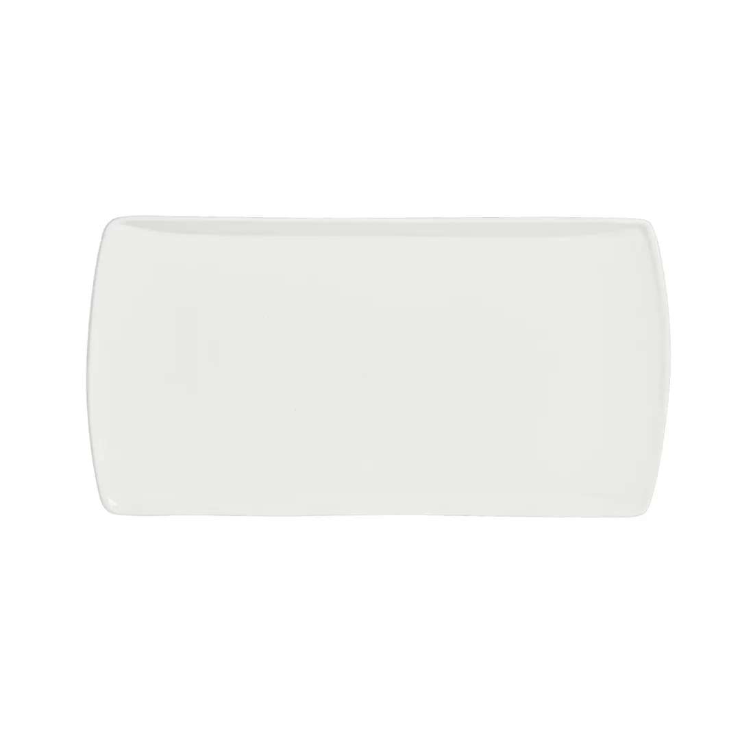 Steelite A900P250 - Rectangular Side Tray, 8" x 4-3/8", China, Anfora, Sedona White - 1 Dozen