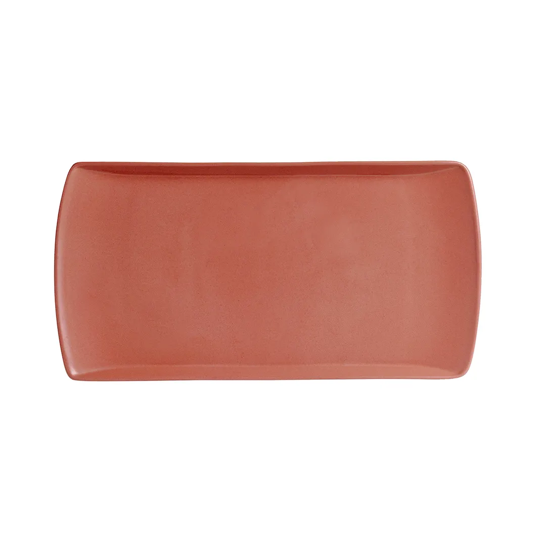 Steelite A903P053 - Rectangular Tray, 11-3/8" x 6" China, Sedona Sunset Finish - 1 Dozen