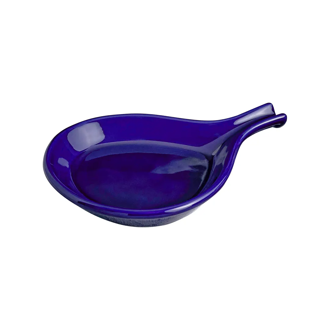 Steelite DCI21SCB Skillet Server, 18 oz, 11"L x 8-1/4"W x 1-1/2"H, Blue Ceramic, Oven Safe - 1 Dozen