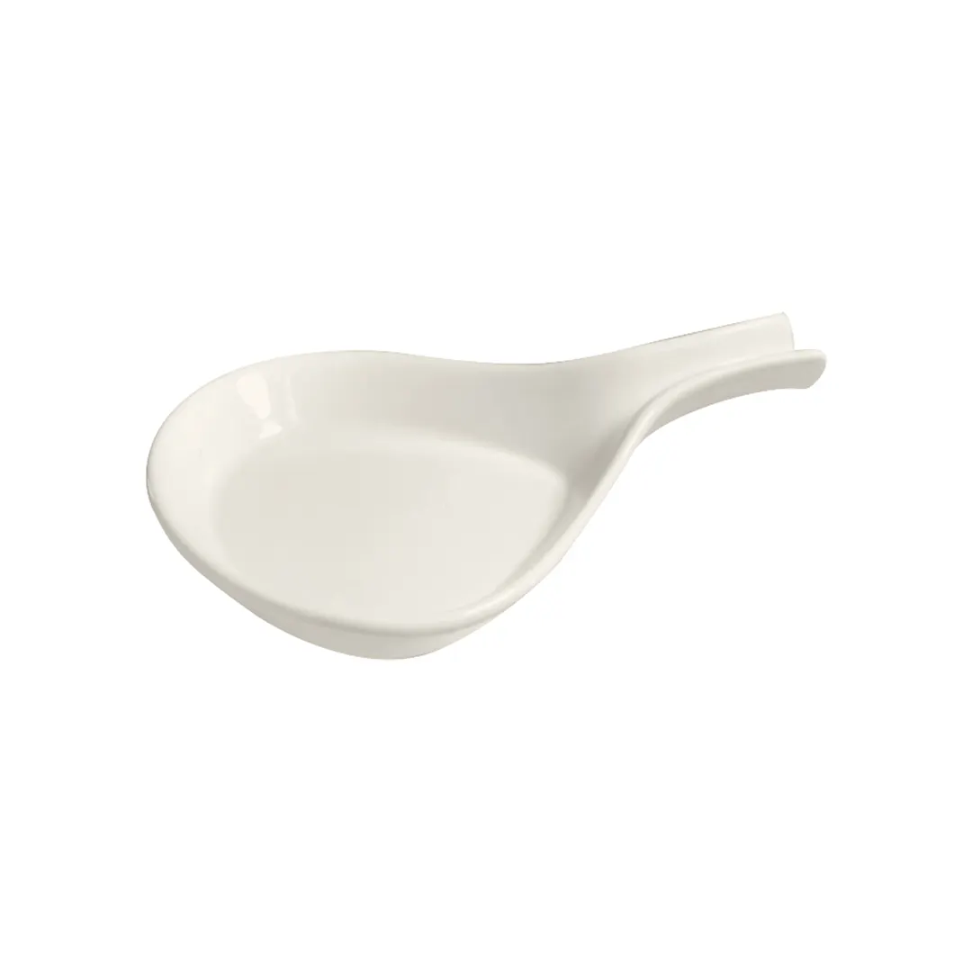Steelite DCI23SW Skillet Server, 12 Oz White Ceramic, 10"L x 7¼"W x 1¼"H, Handle - 1 Dozen