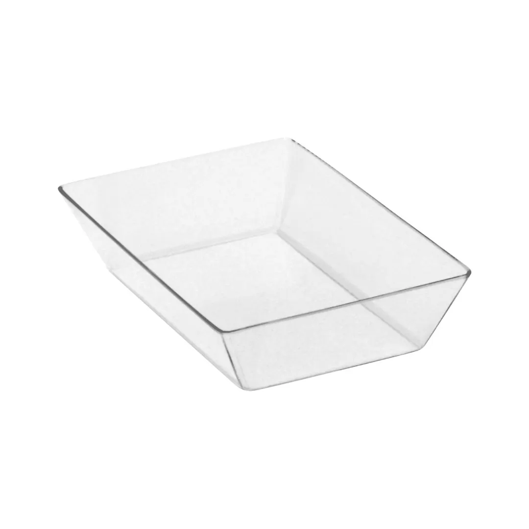 Steelite DFBKL12904TG Basket Liner, 12" x 9" x 1-3/4" Clear PETG Plastic - 1 Dozen