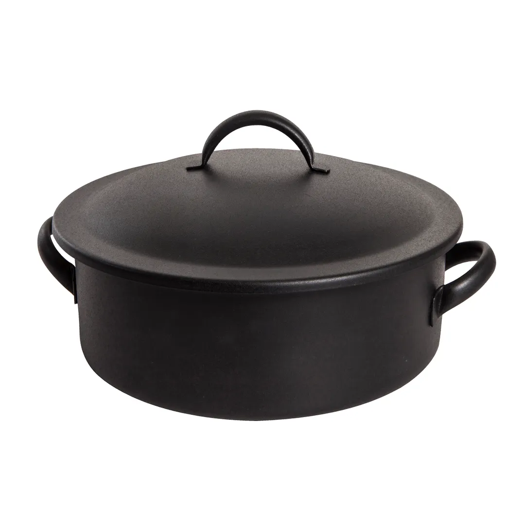 Steelite DW02CWG8BK 2‑Qt Chafer, 11.5"W x 9.5"D x 5.75"H, 18/10 Steel Black, Cover, Induction Ready
