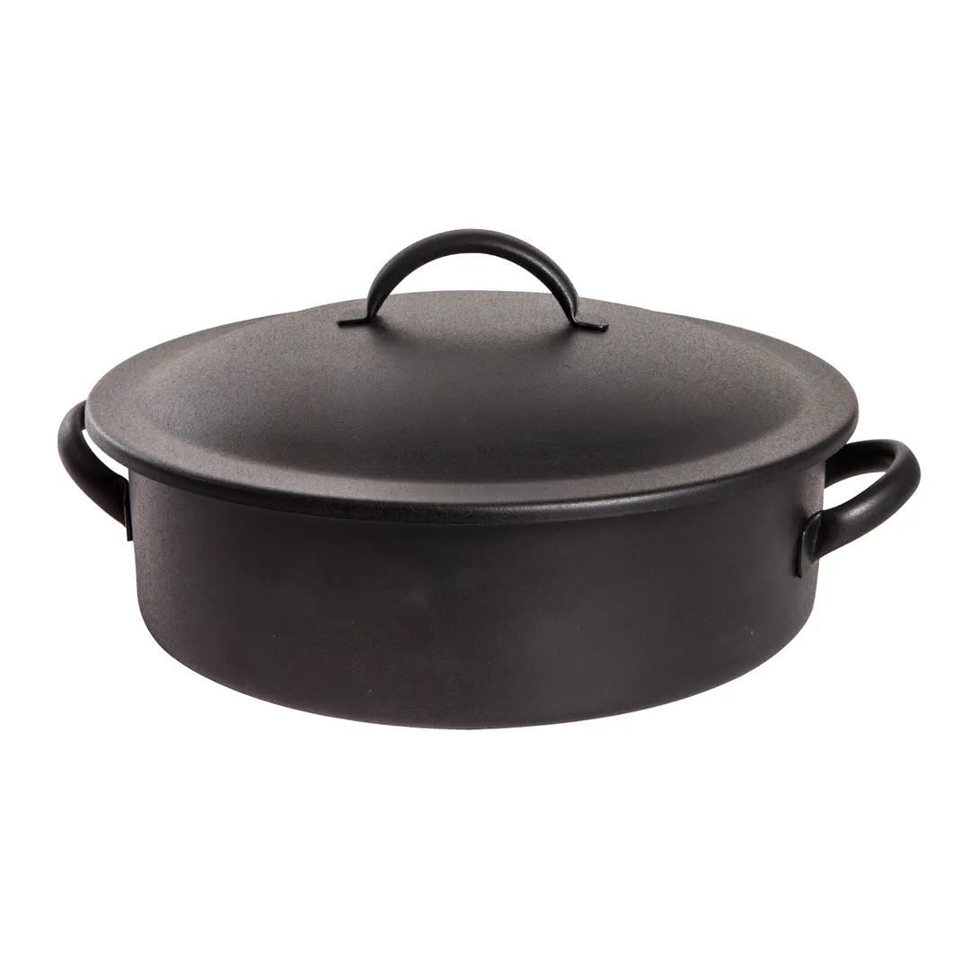 Steelite DW06CWG8BK 2‑Gal Chafing Dish, 17.25"W x 15"D x 6"H, Black 18/10 Steel, Induction Ready