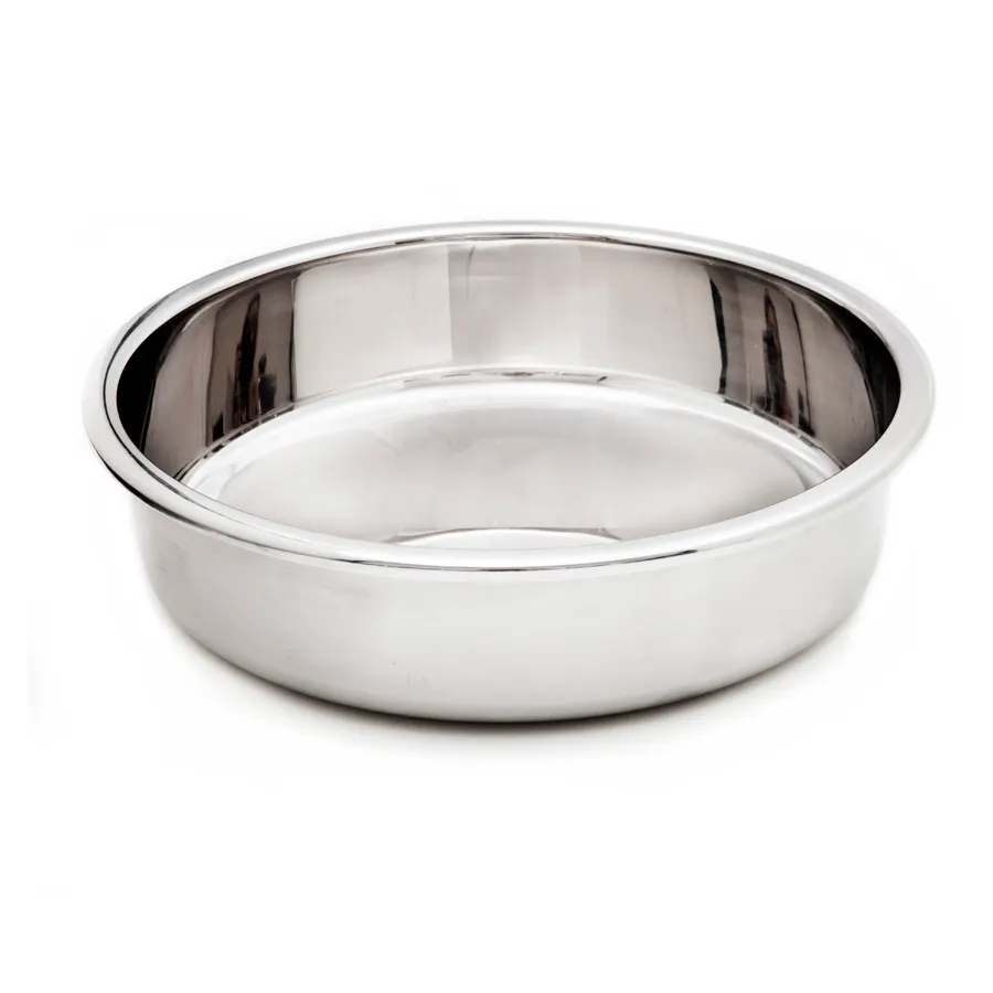 Steelite DW06RFP4 Chafing Dish Pan, Round 15.25" x 15.25" x 3" (2‑Gal/5‑8 qt) 18/10 Stainless Steel