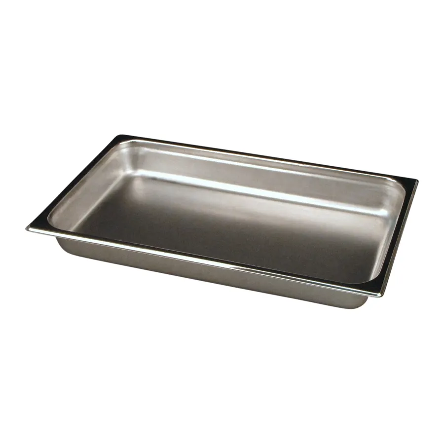 Steelite DW08FP Chafing Pan, 2‑Gallon (5‑8 Qt)Rectangular, 21.5"W x 13"D x 2.75"H, 18/10 Stainless