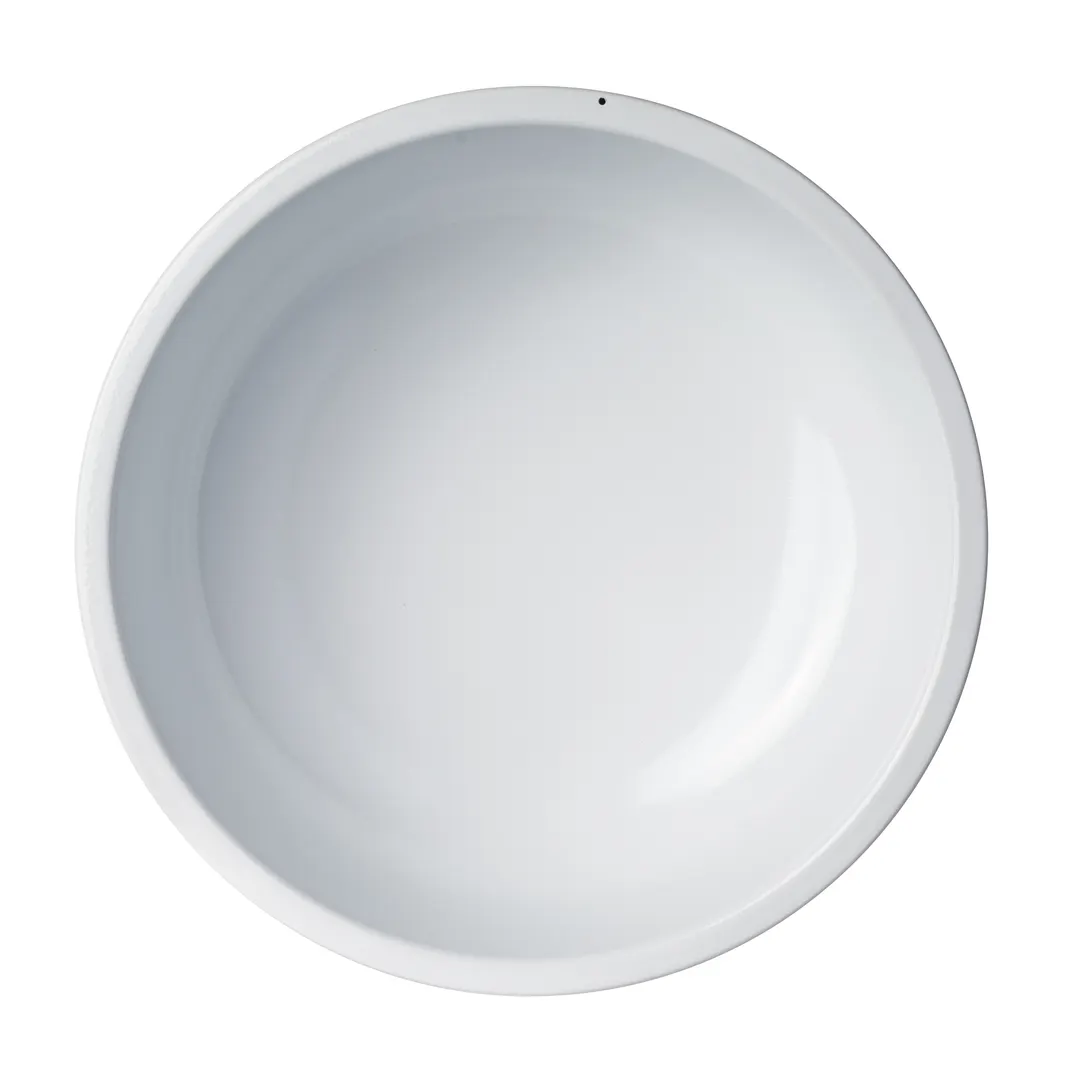 Steelite DW655RFPWT Food Pan – 0.5 Qt Stainless Steel, White Powder‑Coat Finish for Roll‑Top Chafers