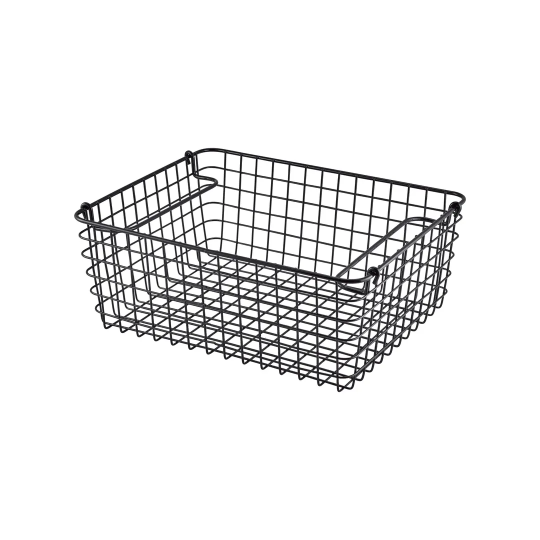 Steelite GWWBGN12BK Rectangular 12.375" x 10.0" x 4.75", Black 18/0 Stainless Hand Wash - 6/Case