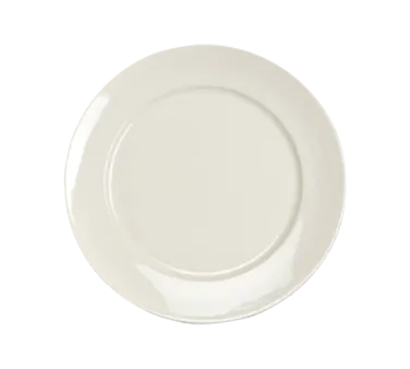 Steelite HL12132100 12-1/4" Ivory Round China Plate With Rolled Edge - 1 Dozen