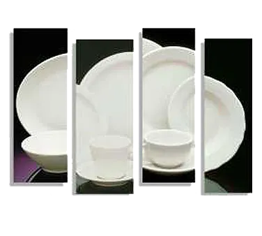 Steelite HL14400 - Rectangular China Tray, Homer Collection, 12" x 8" Size, China Material - 1 Dozen
