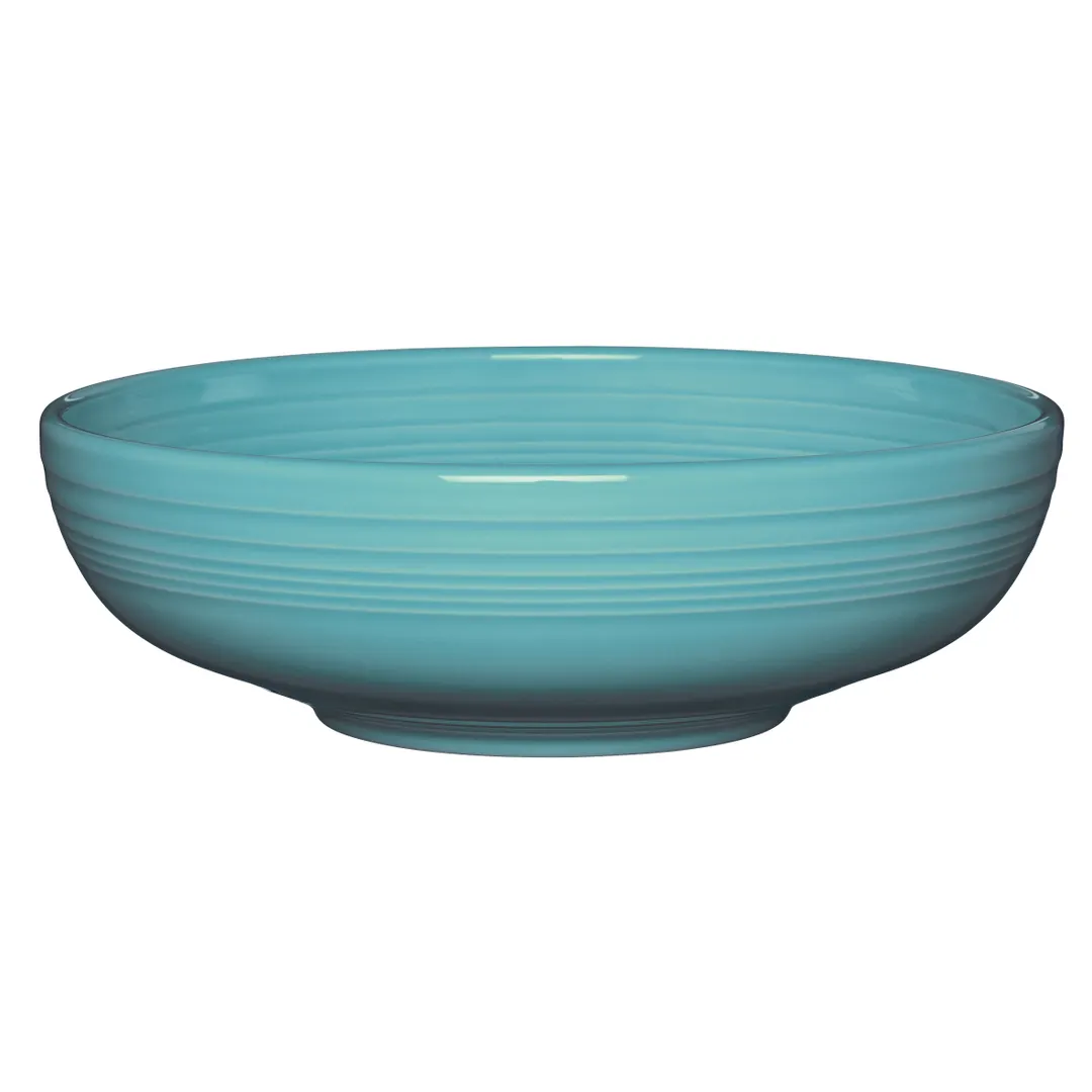 Steelite HL1472107 Bistro Bowl, 3-Quart 96 oz 10.5" Turquoise China, Oven Safe to 425°F - 4/Case