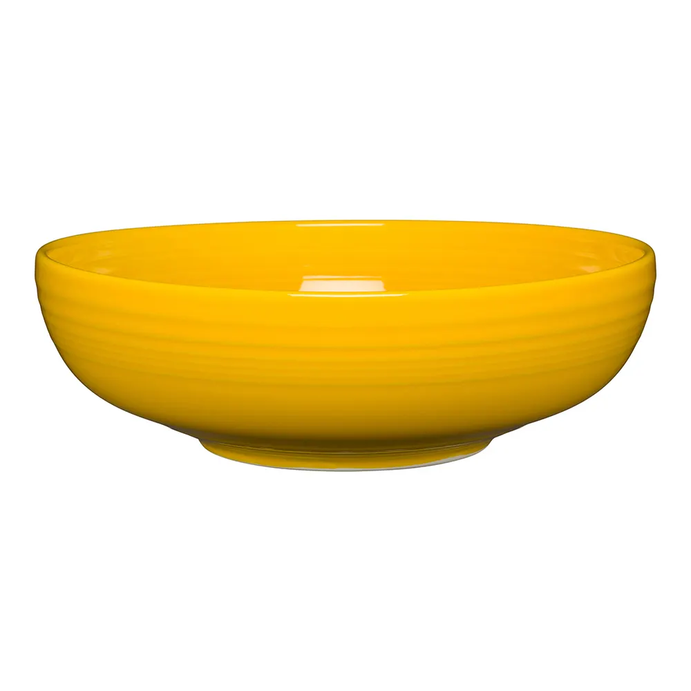 Steelite HL1472342 - Bistro Bowl, 10.5" Diameter, 3 Qt Fiesta Daffodil China Oven Safe 425°F, 4/Case