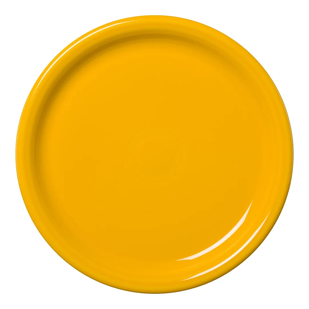 Steelite HL1480342 - Bistro Plate, 10.5" Round China, Fiesta Daffodil, Oven Safe to 425°F, 1 Dozen
